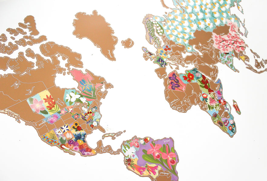 Cool Color Map Cool World Map Cover Photo